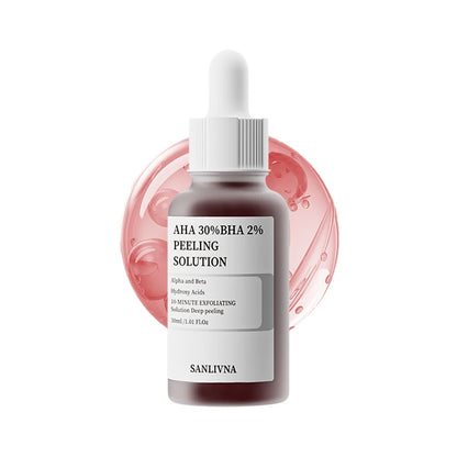 AHA 30% + BHA 2% Exfoliating Face Serum 10% Niacinamide + 1% Zinc, 10% Hexapeptide – Moisturizing Skincare
