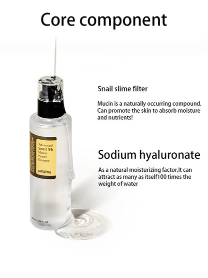 Snail Mucin 96% Korean Facial Essence – Anti-Aging, Brightening & Fine Line Repair