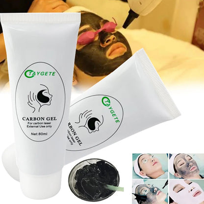 2/5pcs Black Gel Face Mask – Laser Peeling, Whitening & Skin Rejuvenation