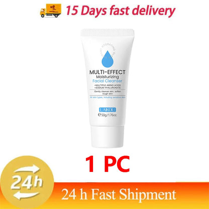 Facial Cleanser Deep Cleansing Foam Remove Dark Spots Acne Mark Pores Refining Blackheads Oil Control Face Wash Scrub Face Gel