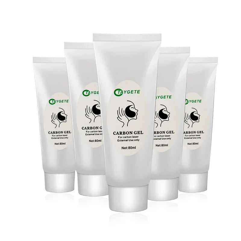 2/5pcs Black Gel Face Mask – Laser Peeling, Whitening & Skin Rejuvenation