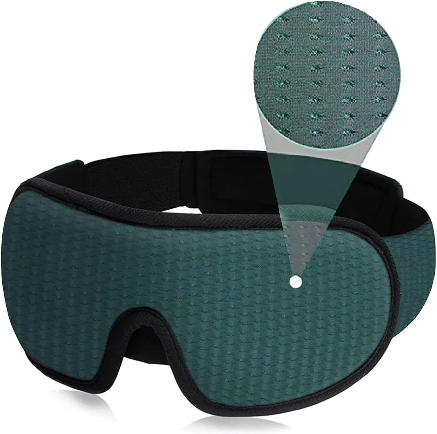 3D Sleep Eye Mask – Soft Padded Blockout Blindfold for Comfortable Sleep