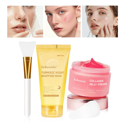 Hydrolyzed Collagen Overnight Peel-Off Facial Mask – Firming & Moisturizing Skincare