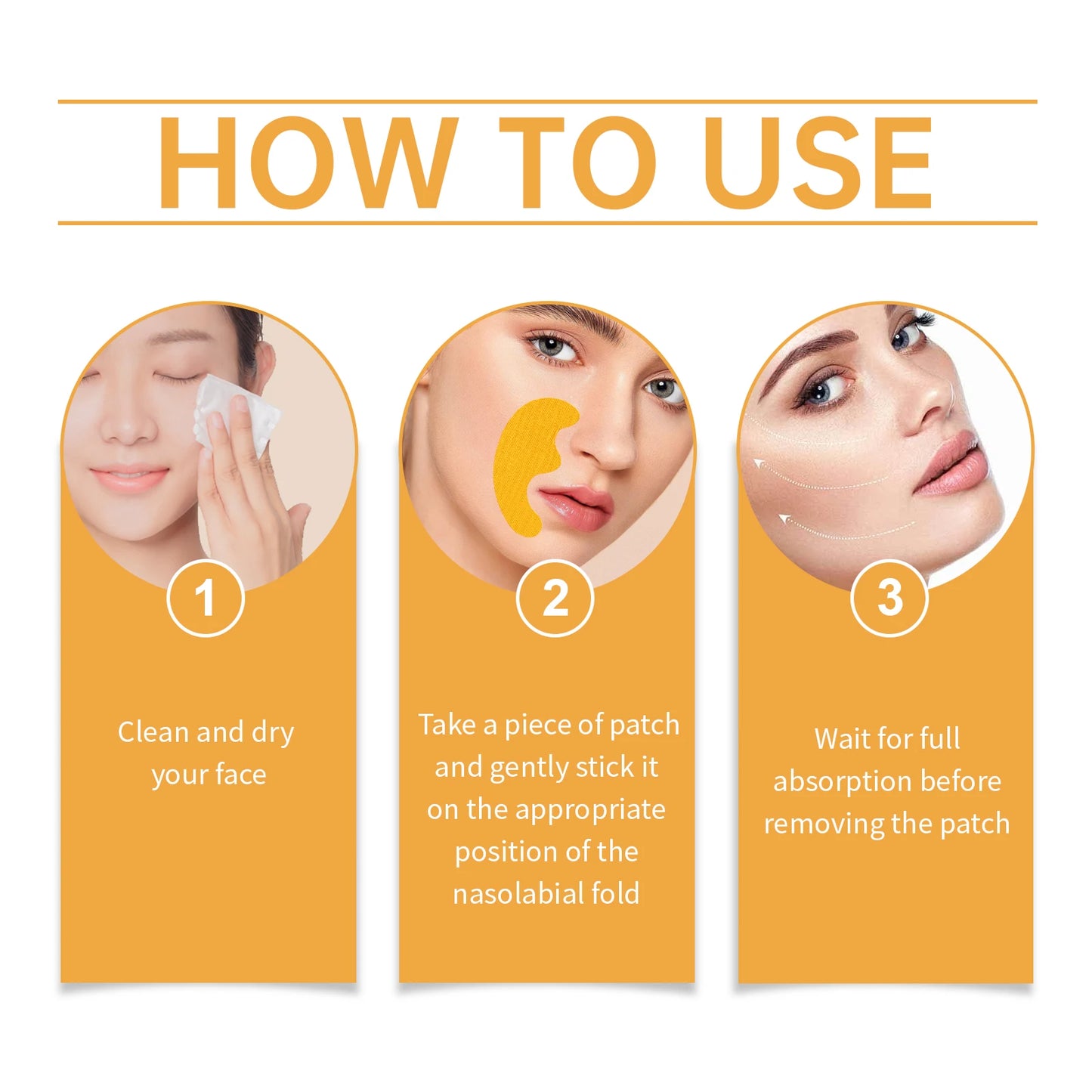 Nasolabial Folds Collagen Patch – Anti-Wrinkle, Firming & Deep Moisturizing