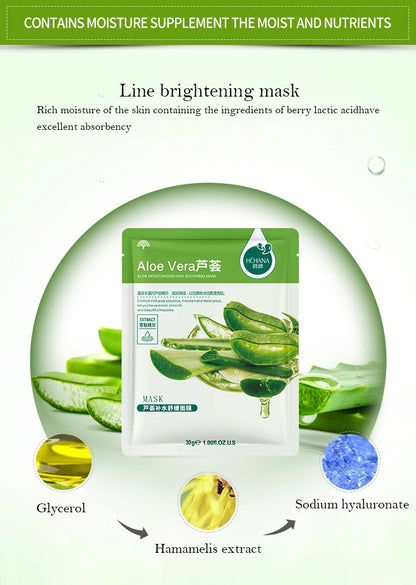 30pcs Fresh Fruits Facial Masks – Hydrating, Firming & Korean Skincare Pack