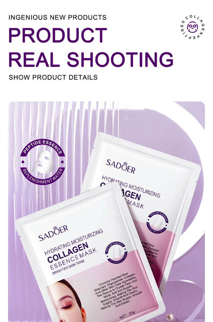 Collagen Anti-Wrinkle Facial Mask – Firming, Moisturizing & Brightening Skincare