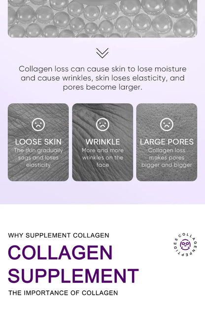 Collagen Anti-Wrinkle Facial Mask – Firming, Moisturizing & Brightening Skincare