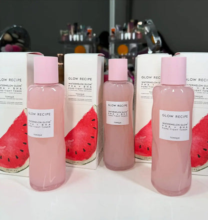 150ml WATERMELON Brighteing Face Toner & Pore Minimizer with Hyaluronic Acid Makeup Primer, Pore Minimizer & Niacinamide Serum
