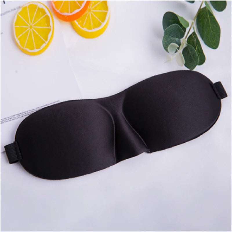 3D Sleep Eye Mask – Soft Padded Blockout Blindfold for Comfortable Sleep