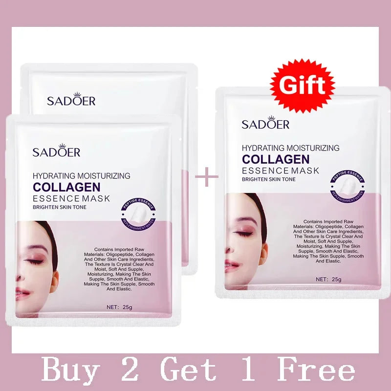 Collagen Anti-Wrinkle Facial Mask – Firming, Moisturizing & Brightening Skincare