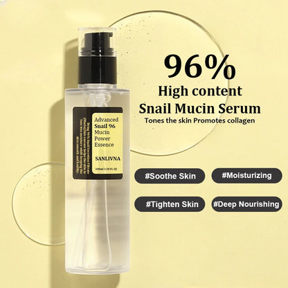 Snail Mucin 96% Korean Facial Essence – Anti-Aging, Brightening & Fine Line Repair