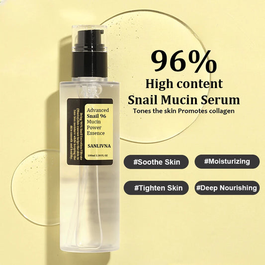 Snail Mucin 96% Korean Facial Essence – Anti-Aging, Brightening & Fine Line Repair