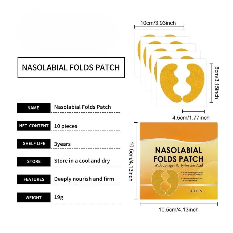 Nasolabial Folds Collagen Patch – Anti-Wrinkle, Firming & Deep Moisturizing