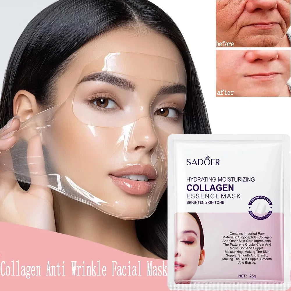 Collagen Anti-Wrinkle Facial Mask – Firming, Moisturizing & Brightening Skincare
