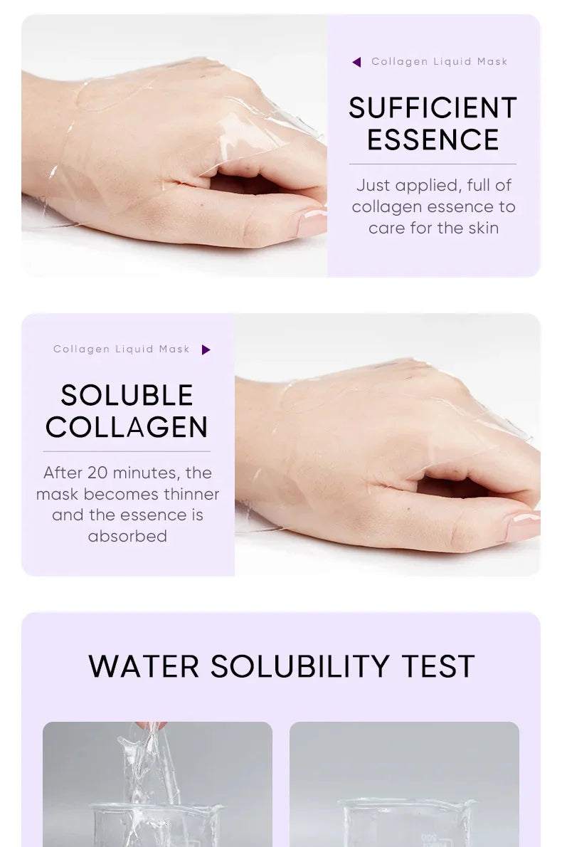 Collagen Anti-Wrinkle Facial Mask – Firming, Moisturizing & Brightening Skincare