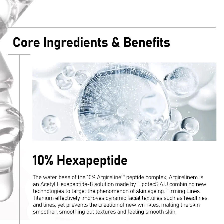 AHA 30% + BHA 2% Exfoliating Face Serum 10% Niacinamide + 1% Zinc, 10% Hexapeptide – Moisturizing Skincare