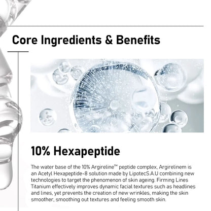 AHA 30% + BHA 2% Exfoliating Face Serum 10% Niacinamide + 1% Zinc, 10% Hexapeptide – Moisturizing Skincare