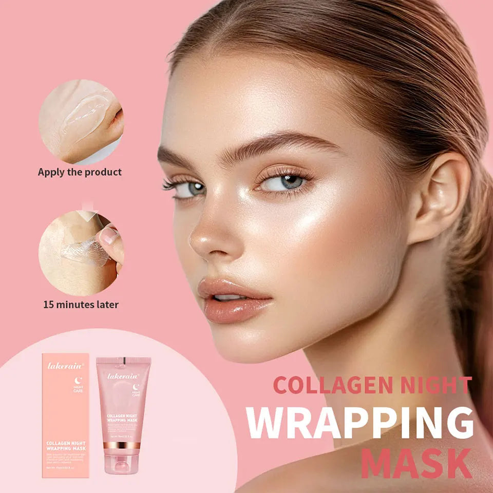 Hydrolyzed Collagen Overnight Peel-Off Facial Mask – Firming & Moisturizing Skincare