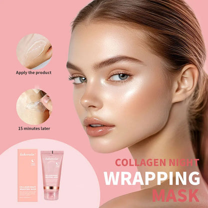Hydrolyzed Collagen Overnight Peel-Off Facial Mask – Firming & Moisturizing Skincare