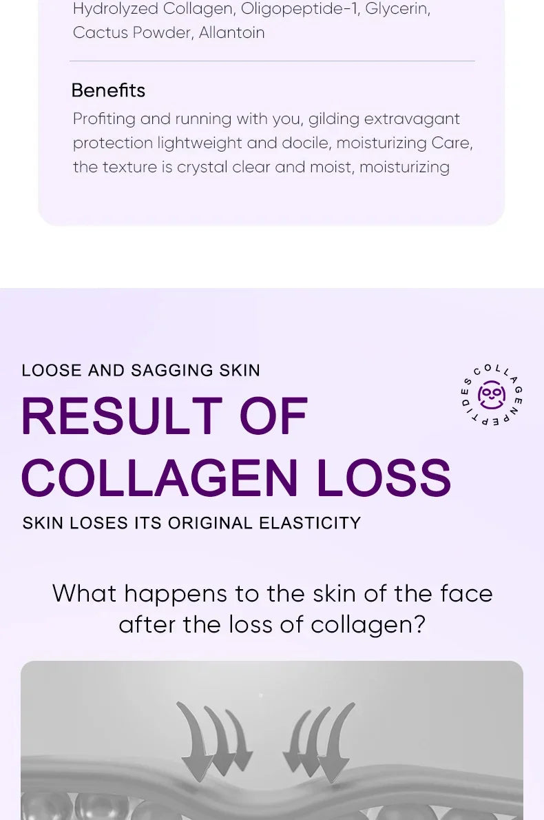 Collagen Anti-Wrinkle Facial Mask – Firming, Moisturizing & Brightening Skincare