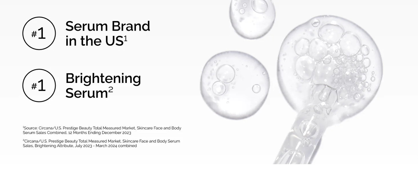 30pcs Arbutin & Niacinamide Whitening Face Serum – Dark Spot Removal & Pore Minimizer