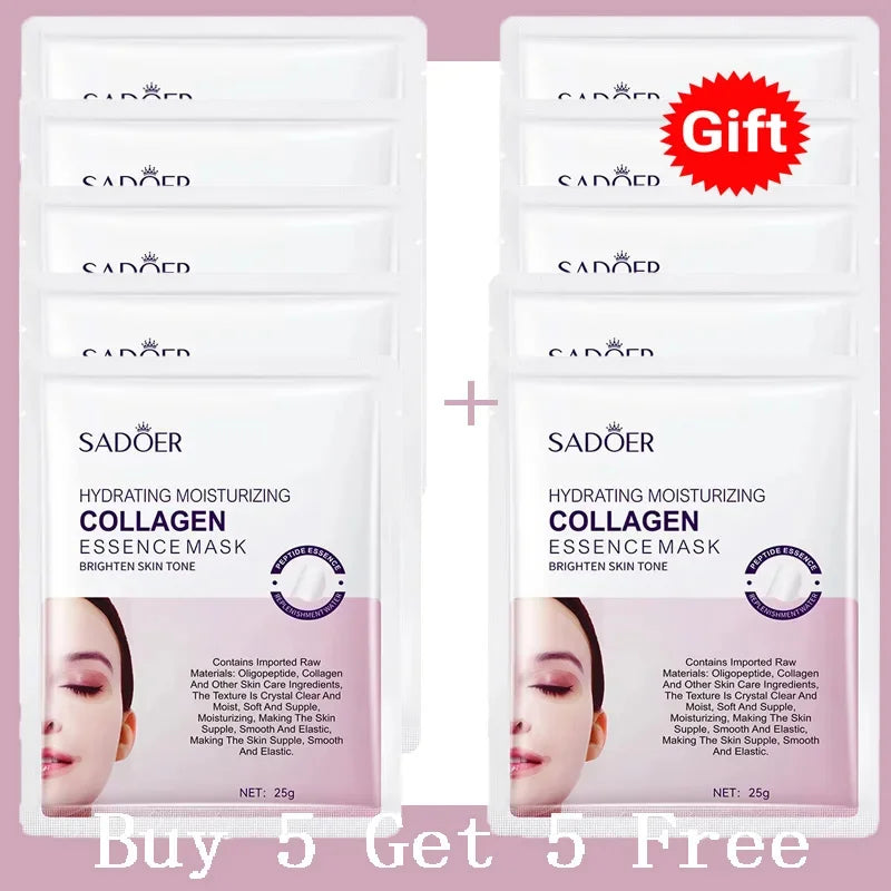 Collagen Anti-Wrinkle Facial Mask – Firming, Moisturizing & Brightening Skincare