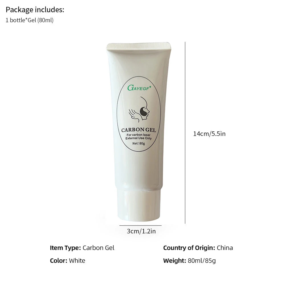 2/5pcs Black Gel Face Mask – Laser Peeling, Whitening & Skin Rejuvenation