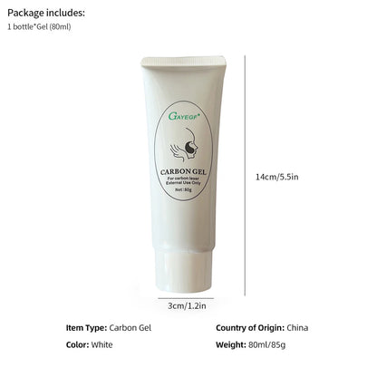 2/5pcs Black Gel Face Mask – Laser Peeling, Whitening & Skin Rejuvenation