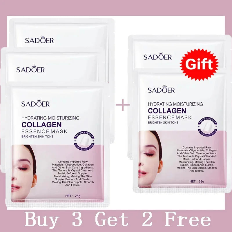 Collagen Anti-Wrinkle Facial Mask – Firming, Moisturizing & Brightening Skincare