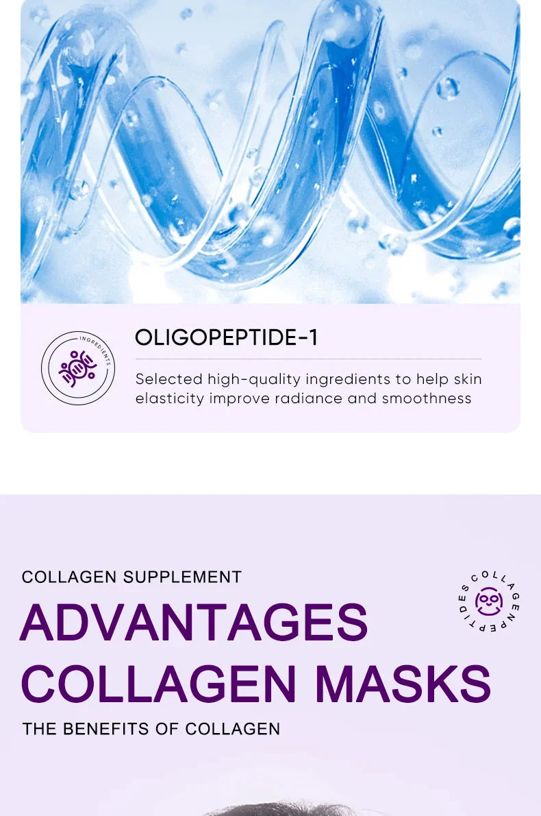 Collagen Anti-Wrinkle Facial Mask – Firming, Moisturizing & Brightening Skincare