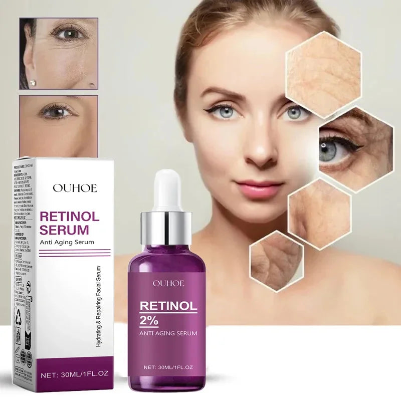 Retinol Wrinkle Repair Face Serum – Anti-Aging, Firming & Brightening Moisturizer