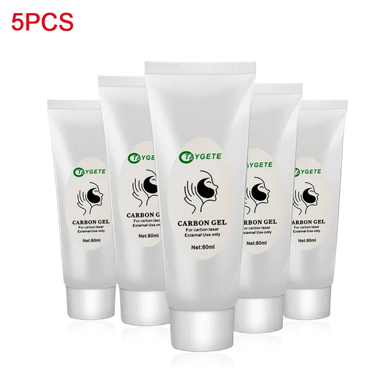 2/5pcs Black Gel Face Mask – Laser Peeling, Whitening & Skin Rejuvenation