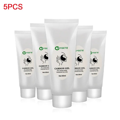 2/5pcs Black Gel Face Mask – Laser Peeling, Whitening & Skin Rejuvenation