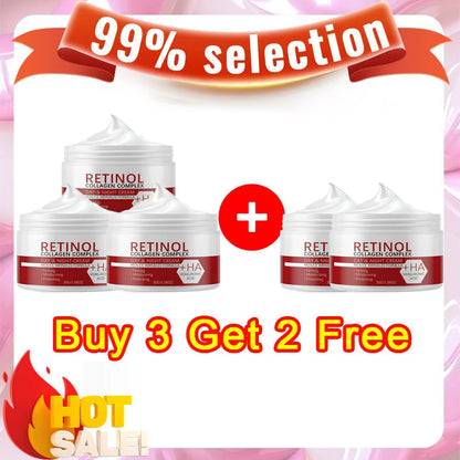 Face & Body Whitening Cream – Retinol, Collagen & Hyaluronic Acid 3-in-1